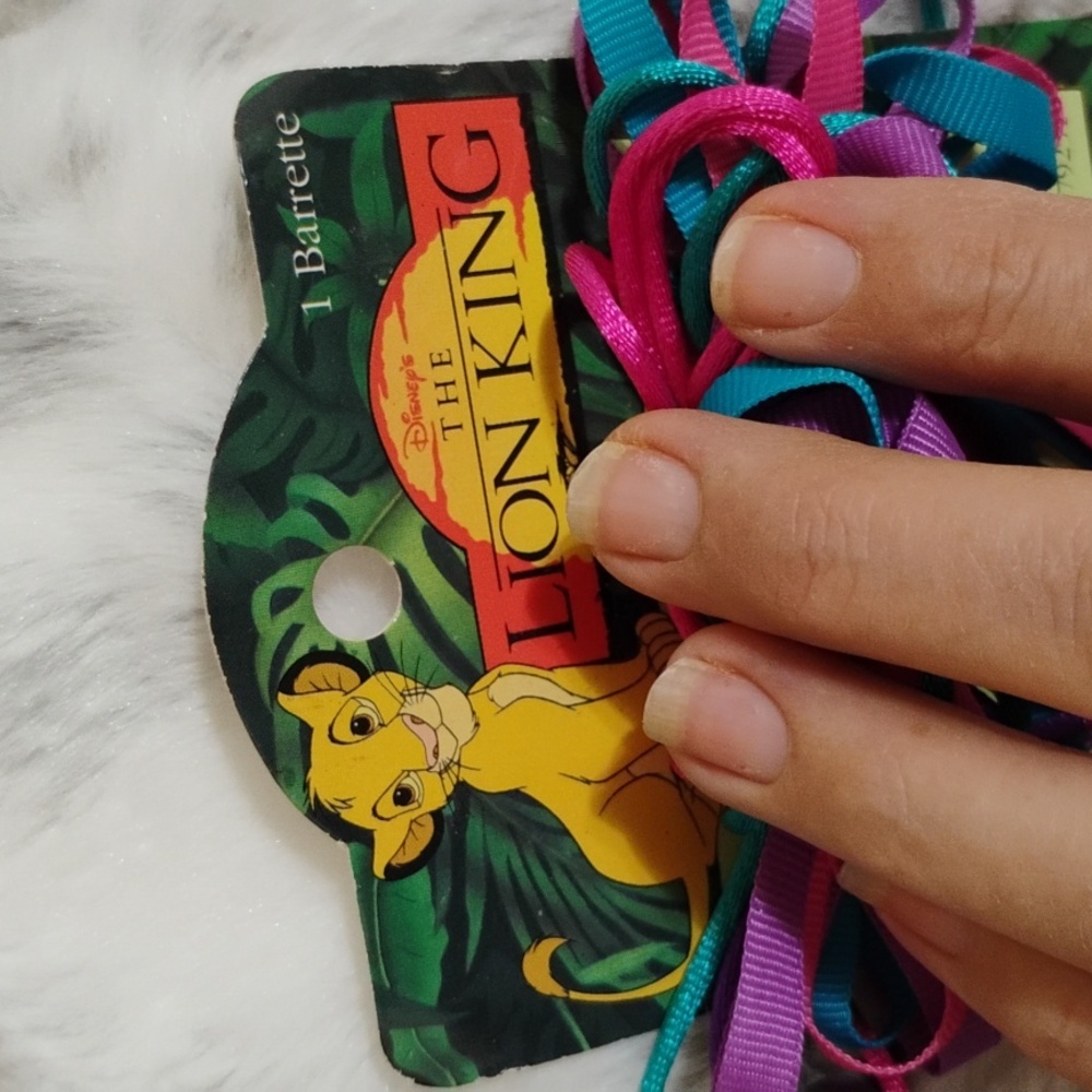 Colorful Disney Goody 1994 Hair Barrette with Lion King Design - Picture 7 of 9